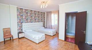 Гостиница Рай Краснодар Стандартный двухместный номер с 1 кроватью или 2 отдельными кроватями-5